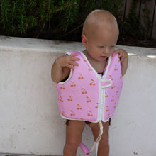 Load image into Gallery viewer, Kids Swim Vest 1-2 Cotton Candy Cherry