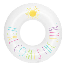 Load image into Gallery viewer, Rae Dunn - 32" Junior Ring Float - Here Comes the Sun. *New!