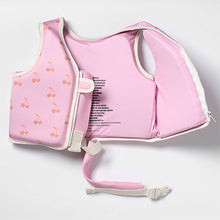Load image into Gallery viewer, Kids Swim Vest 1-2 Cotton Candy Cherry