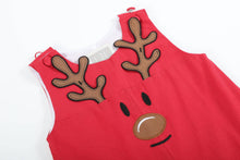 Load image into Gallery viewer, Red Reindeer Pocket Overalls
