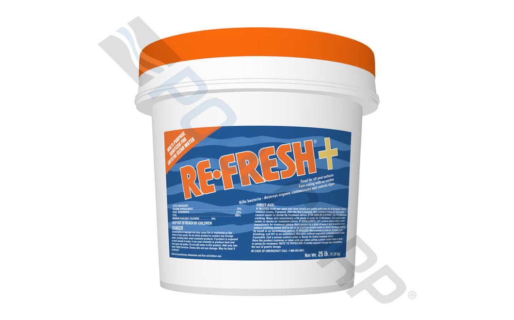 Refresh+ 73% Calcium Hypochlorite Granular 25lb.