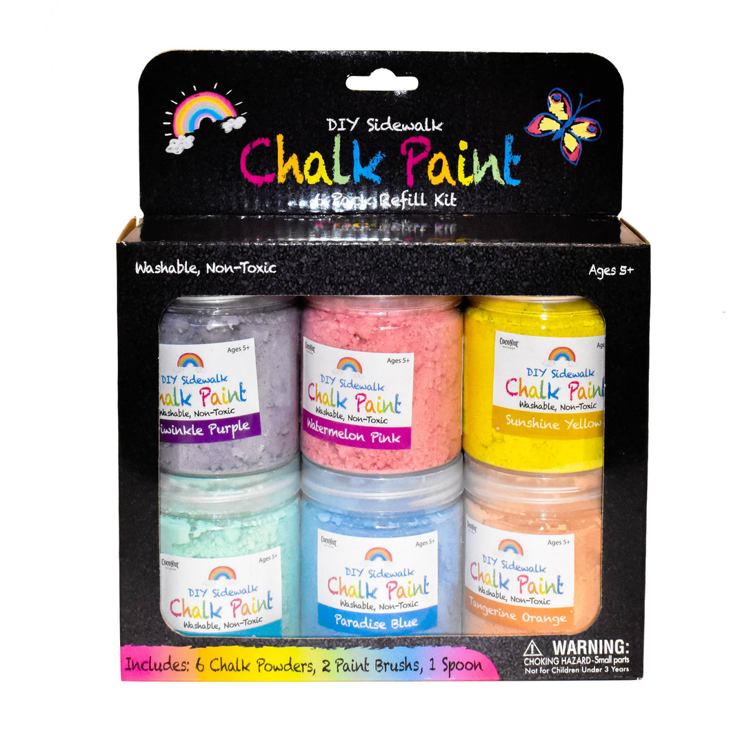 DIY Sidewalk Chalk Paint 6pk Kit