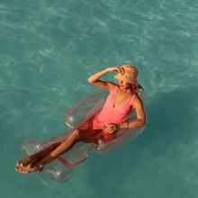 Load image into Gallery viewer, Pink Dust Mesh Chair Pool Float
