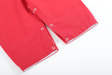 Load image into Gallery viewer, Red Reindeer Pocket Overalls

